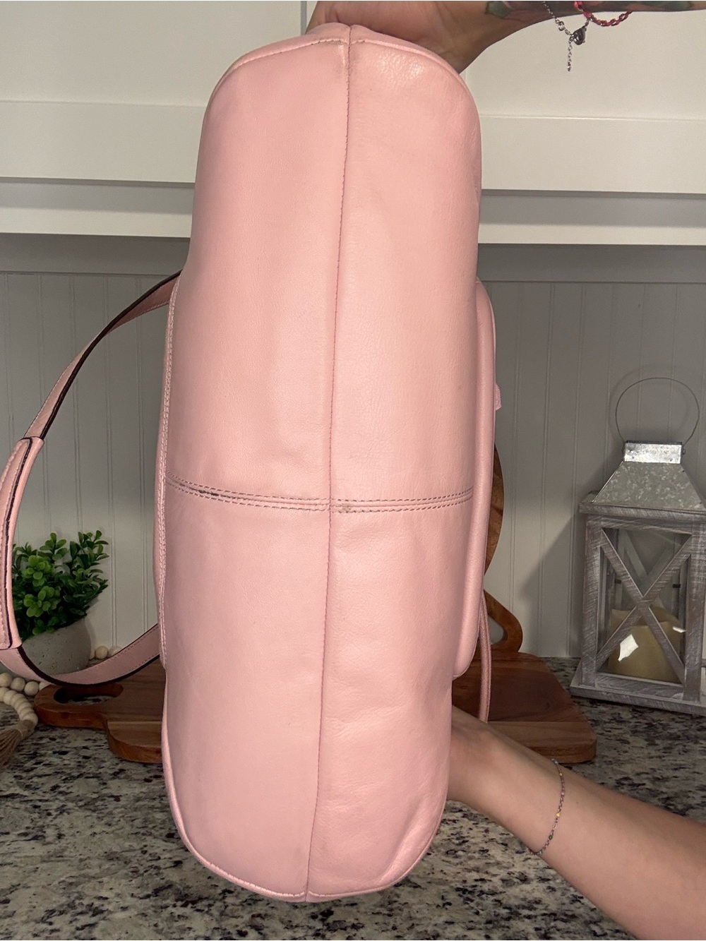 RARE Coach Campbell Leather Belle Carryall - Pink Tulle colorway - Picture 6 of 6